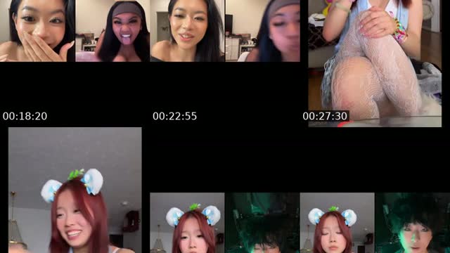 TikTok live: trying on rave fit 🧋 by @jusmeiqi