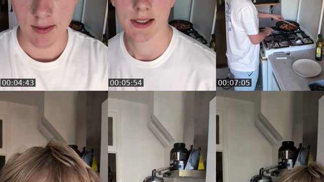 TikTok live: cooking again!! come hangout:) by @dani.hollanda