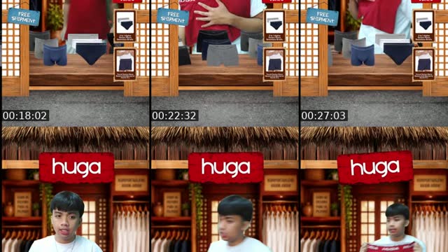 TikTok live: HUGA MENS OFFICIAL STORE by @huga_men
