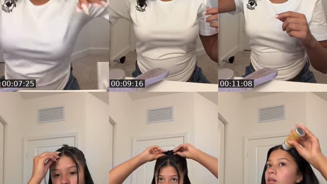 TikTok live: grwm by @prettyydaniii