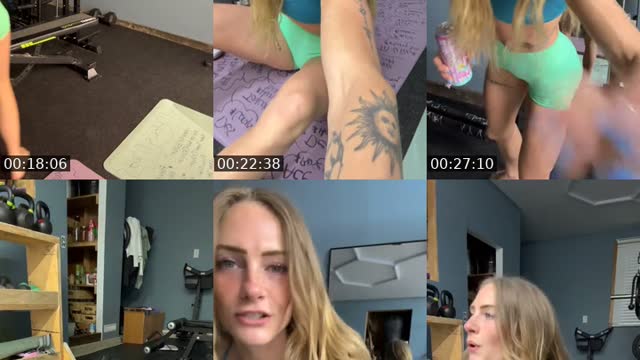TikTok live: Glutes / Abs Workout 🍑🔥 by @fitness.mckenzie