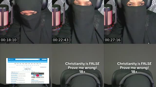 TikTok live: Christianity is FALSE! by @korrathetaymi