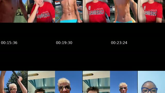 TikTok live: speedo reveal by @shayneschust