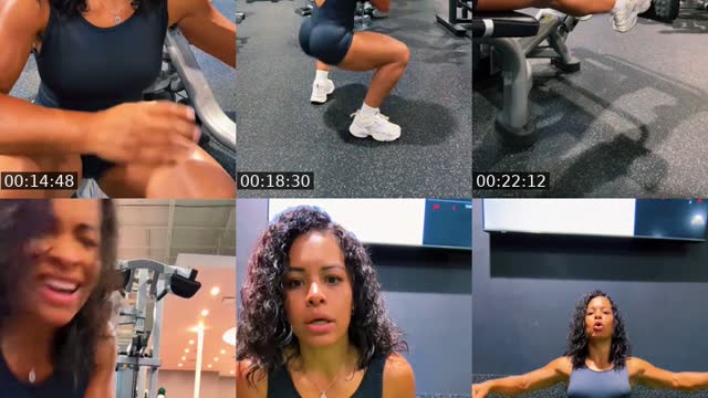 TikTok live: LEGS WORKOUT 🦵🏽🦵🏽🔥🔥 by @cristafit502