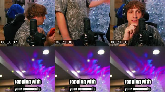 TikTok live: freestyling with your comments by @itscvsper