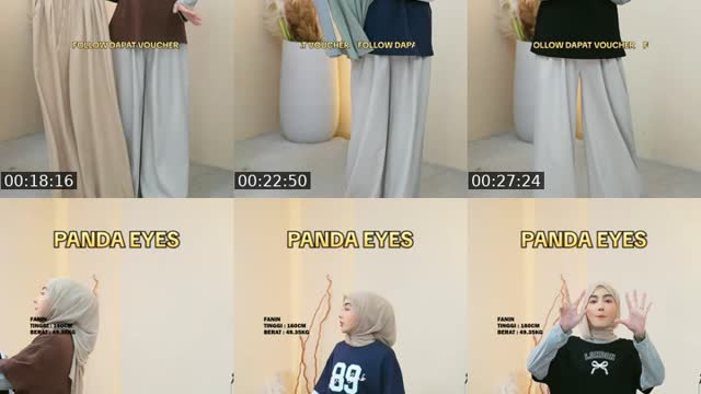 TikTok live: DESIGN TREND BARU MASUK !!! by @pandaeyesofficialstore