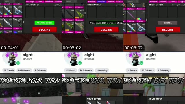TikTok live: mm2 by @.strawberryadm