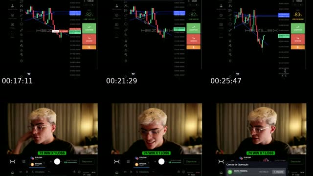 TRADE DE VERDADE AO VIVO SEM OTC - @giobrandii