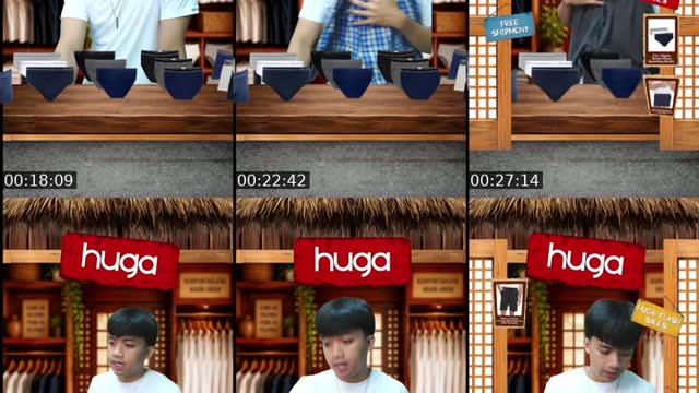 TikTok live: HUGA MENS OFFICIAL STORE by @huga_men