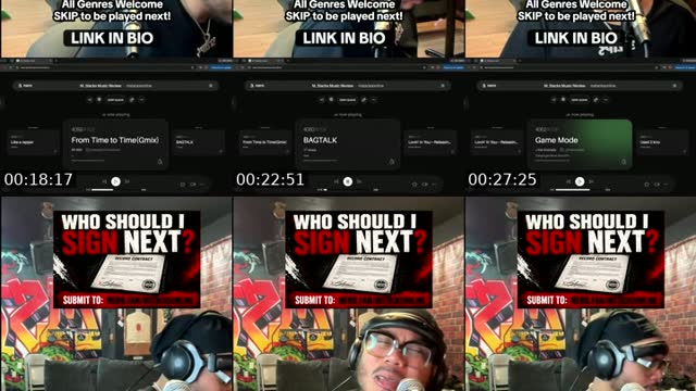 TikTok live: Who should I sign next??? by @mstacksonline