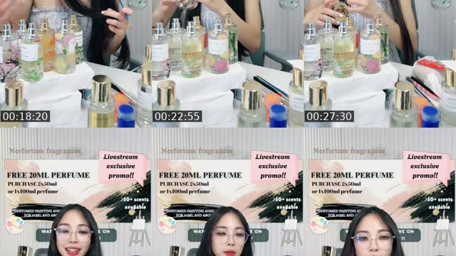 TikTok live: Perfume promo! by @nefertumsg