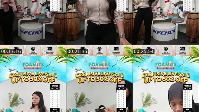 TikTok live: FOAMIES PAYDAY SALES!! by @skechersmyfoamies