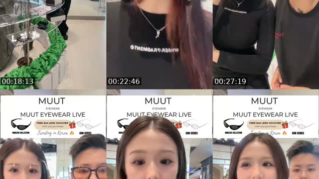 TikTok live: Muut Eyewear  by @ffaithrachel