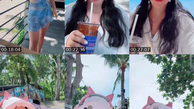 TikTok live: Welcome to the beach 🏝️ by @tinydinyanna9