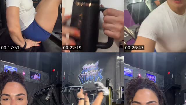 TikTok live: Workout and chat by @boominbodbyshadia