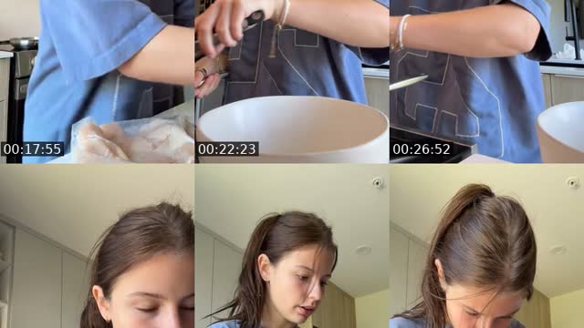 TikTok live: Cook with me by @jujuspamss87