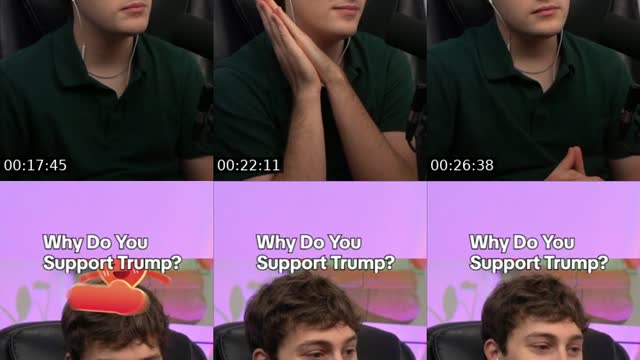 TikTok live: debating MAGA by @parkergetajob