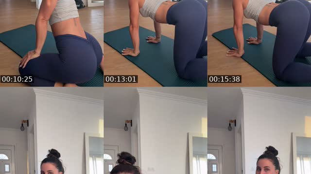 TikTok live: Stretching by @selenesellcri