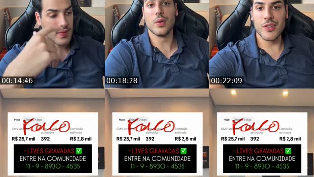 @eusoufolco TikTok live from 2026-08-14