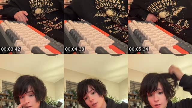 TikTok live: Tired quick live by @sweepkii