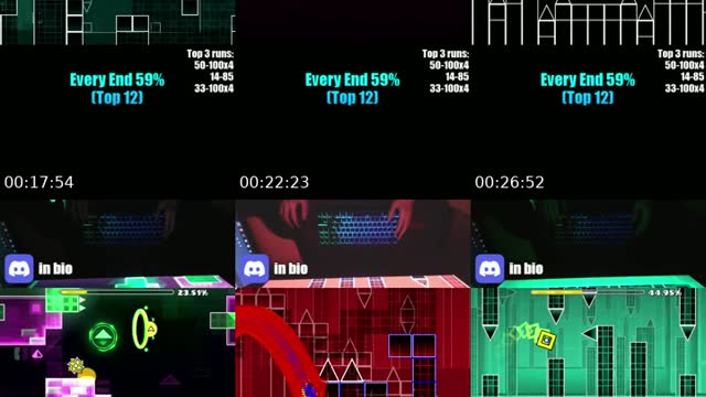 TikTok live: GEOMETRY DASH by @realagent009