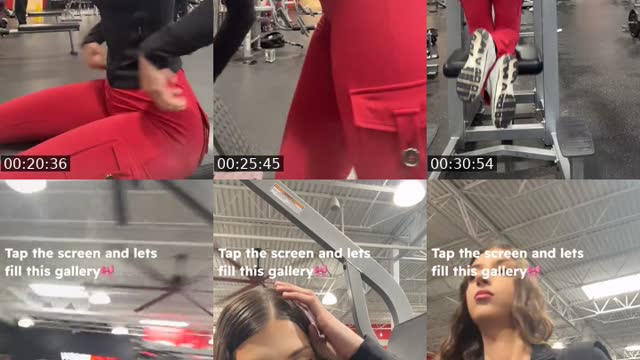 TikTok live: Gym Vibes🧸🎀 by @saintjulesxo