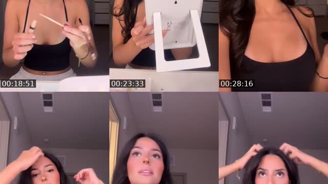 TikTok live: grwm makeup by @moreofsaraa