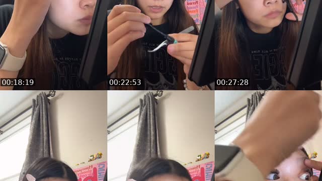 TikTok live: grwm 😻 by @breannahan