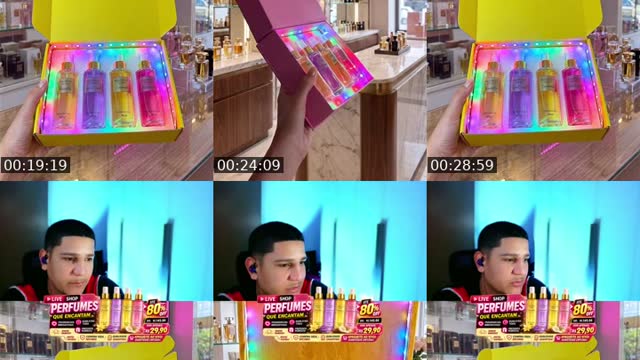 TikTok live: KIT 04 BODY SPLAHS FEMININO by @dailyjumartins