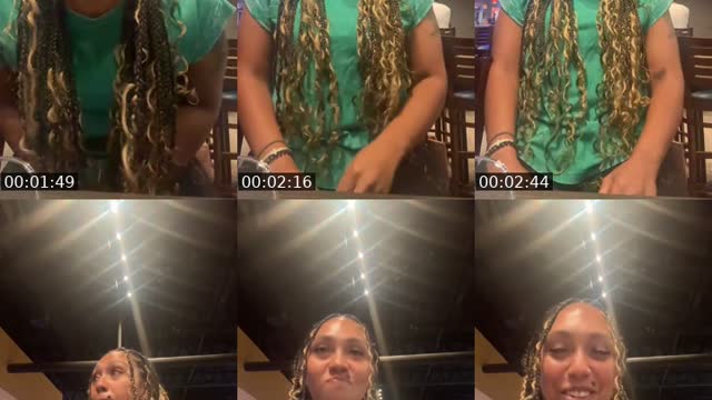 @baddiegonesober TikTok live