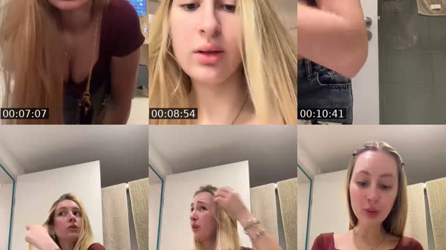 TikTok live: arrume-se comigo￼ by @loira_linda22