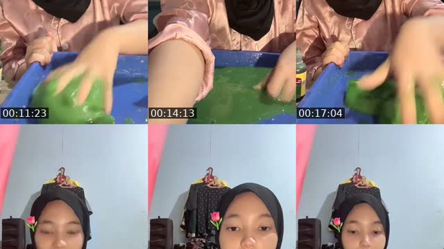 TikTok live: buat slime yuk by @dwndaalstriii