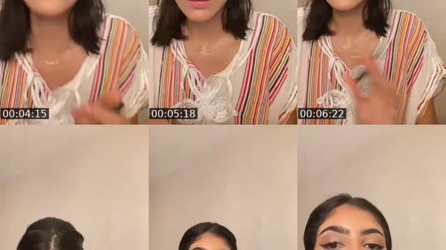 TikTok live: Make up tutorial ❤️❤️❤️ by @safaasounni