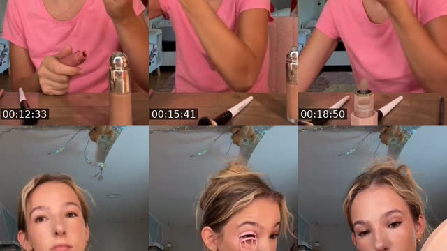 TikTok live: Makeup by @brielle.haury