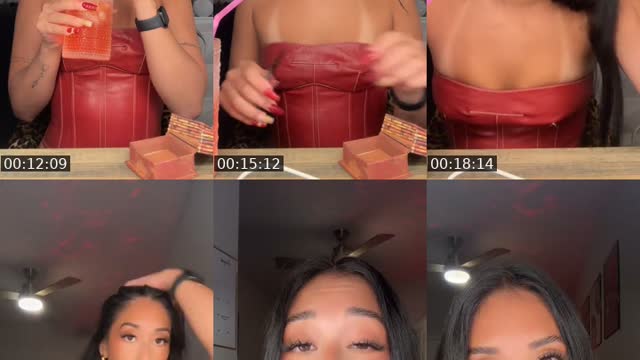 TikTok live: grwm by @maddy.1.0