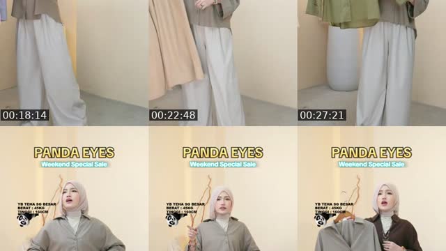 TikTok live: DESIGN TREND BARU MASUK !!! by @pandaeyesofficialstore