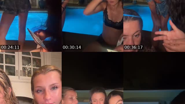 TikTok live: Girls night 🙈 by @bella__martino