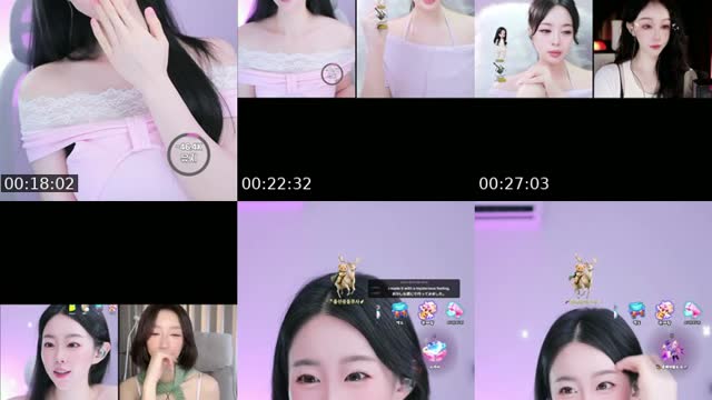 TikTok live: 진진이랑 놀아쥬라아 :) by @jinjinee22