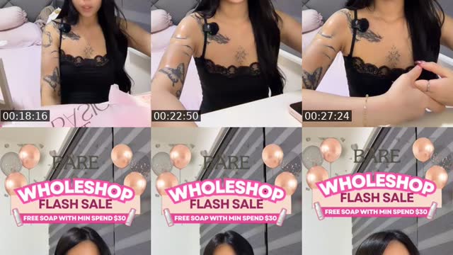 TikTok live: BARE ‼️ by @sosheepy