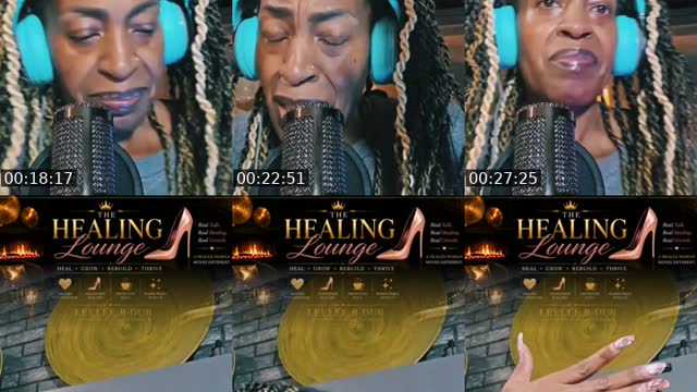 TikTok live: The Healing Lounge by @userleeleebdub