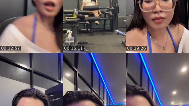 TikTok live: Semangatin aku leg guys - by @fit_claraa