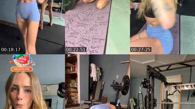TikTok live: Abs Workout 🔥 by @fitness.mckenzie