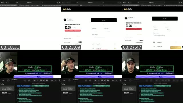 TikTok live: MLB/NFL TALK by @parlaylon