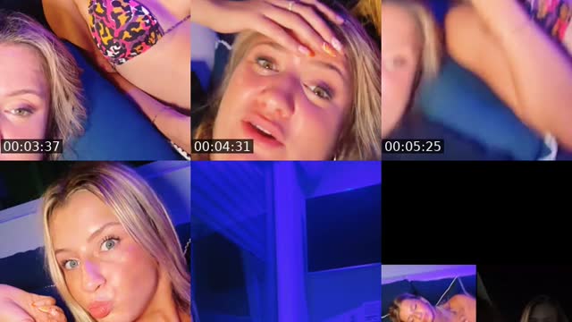 TikTok live: Pool party by @bella__martino