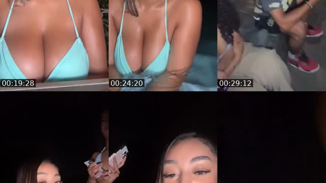 TikTok live: 20K pool party 🌹 by @ellaesnr__