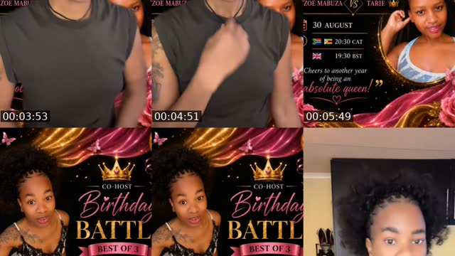 @zoemabuza TikTok live from 2026-08-16
