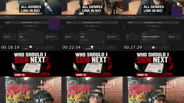 TikTok live: Who should I sign next??? by @mstacksonline