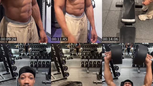 TikTok live: CHEST + BICEPS by @lovethefro