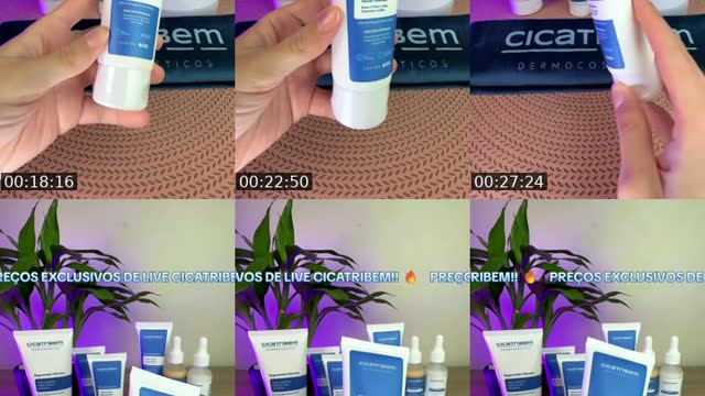TikTok live: CICATRIBEM- PELE MANCHAS ESTRIAS by @tabatahorbachvg