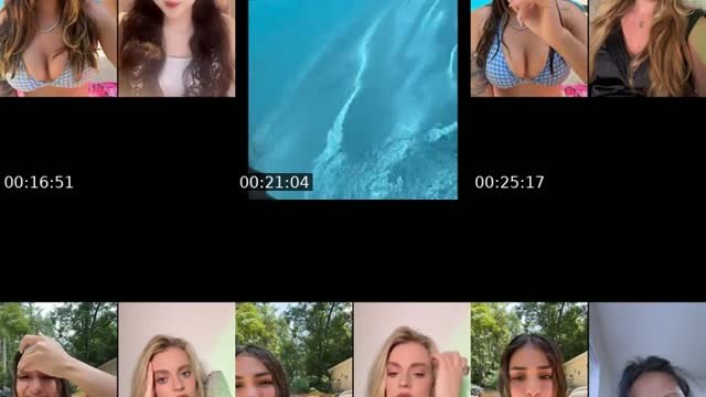 TikTok live: in da pool🩵 by @akiryaxoxo